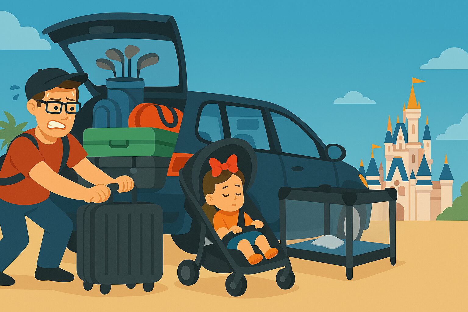 disney dad travel hacks